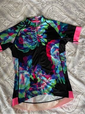 Shebeest Divine Kleo Bloom Short Sleeve Cycling Jersey